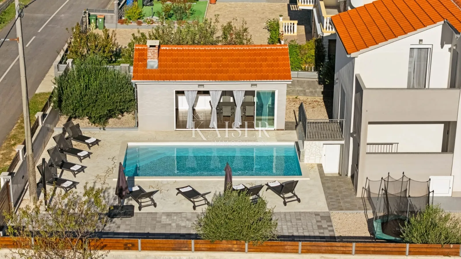 biograd, okolica - kuća sa bazenom, 145m2 - slika 6