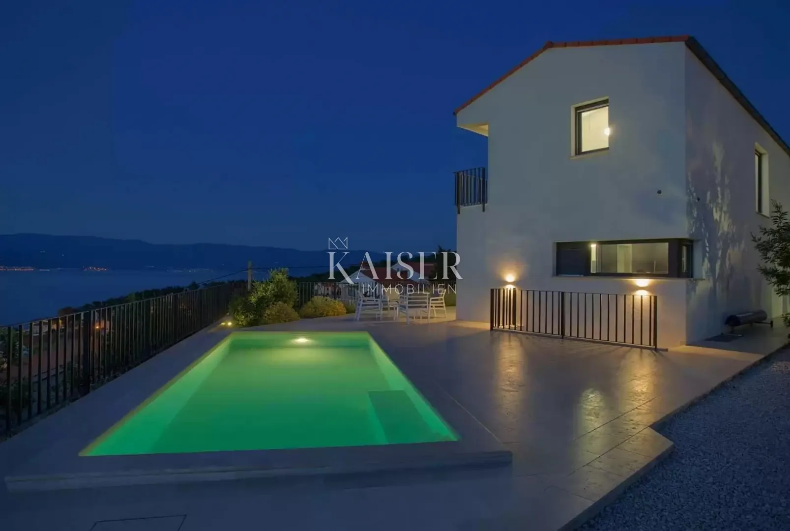 otok krk, vrbnik- moderna vila 127m2 panoramskim pogledom - slika 33