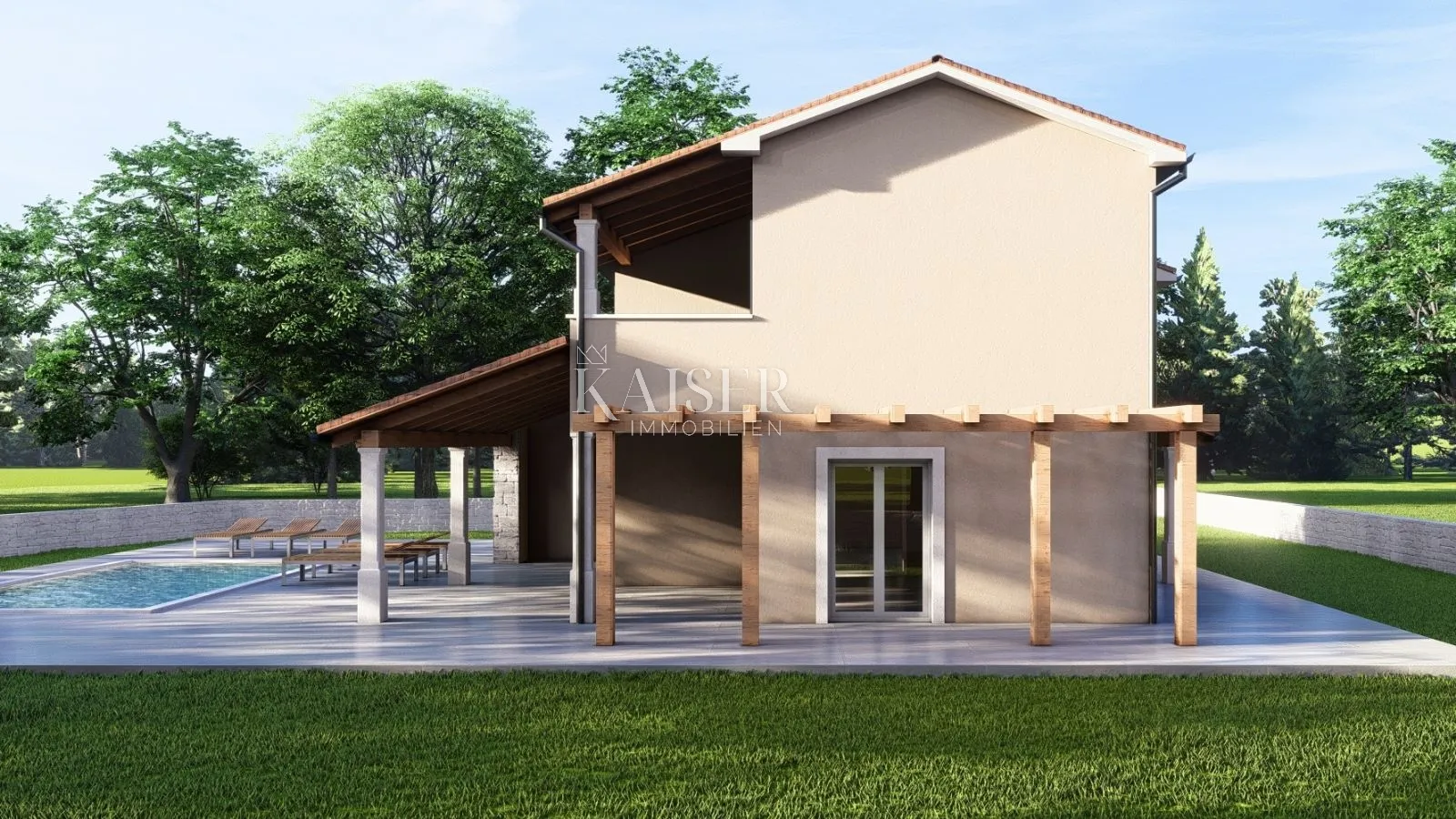 istra - barban, samostojeća vila sa bazenom - slika 6