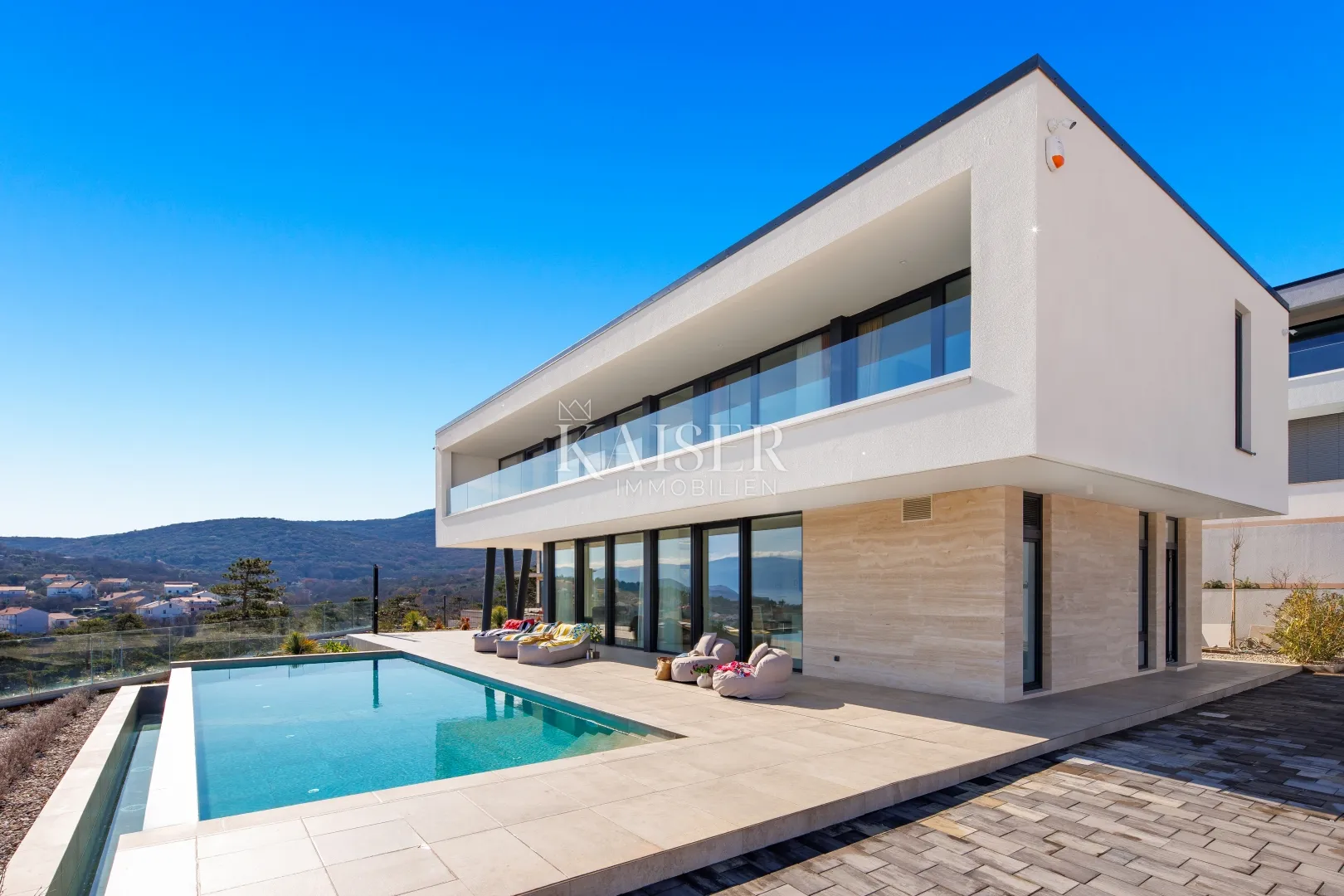 krk, vrbnik - villa 265m2 sa panoramskim pogledom na more - slika 5