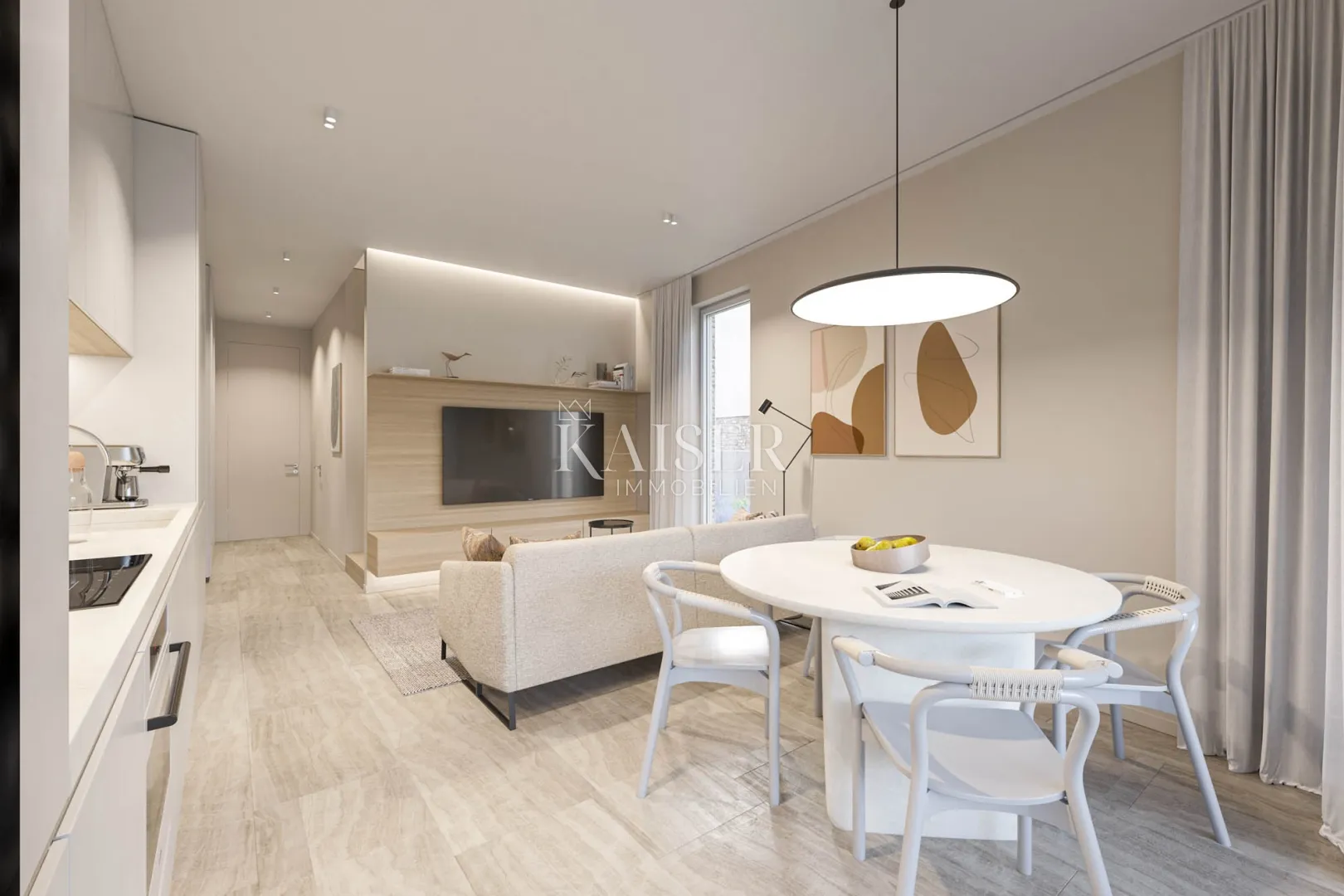 istra, novigrad, okolica - stan 54m2; krovna terasa 55m2; 300m od mora - slika 15