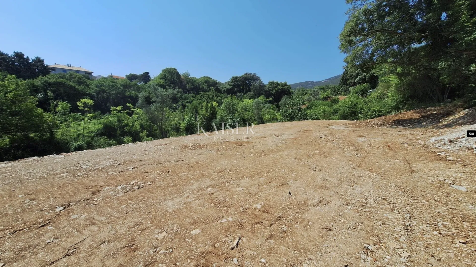 nerezine, otok lošinj - atraktivno zemljište s projektom i pogledom na more - slika 5