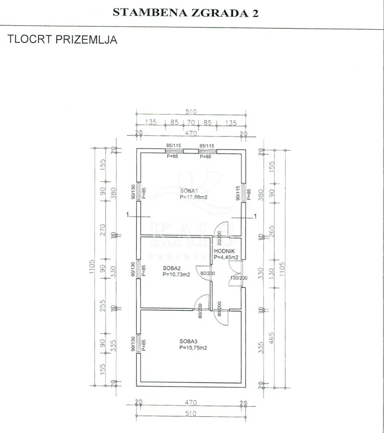 kuća+zemljište, prodaja,vojnić, široka rijeka,52605,80m2 - slika 25