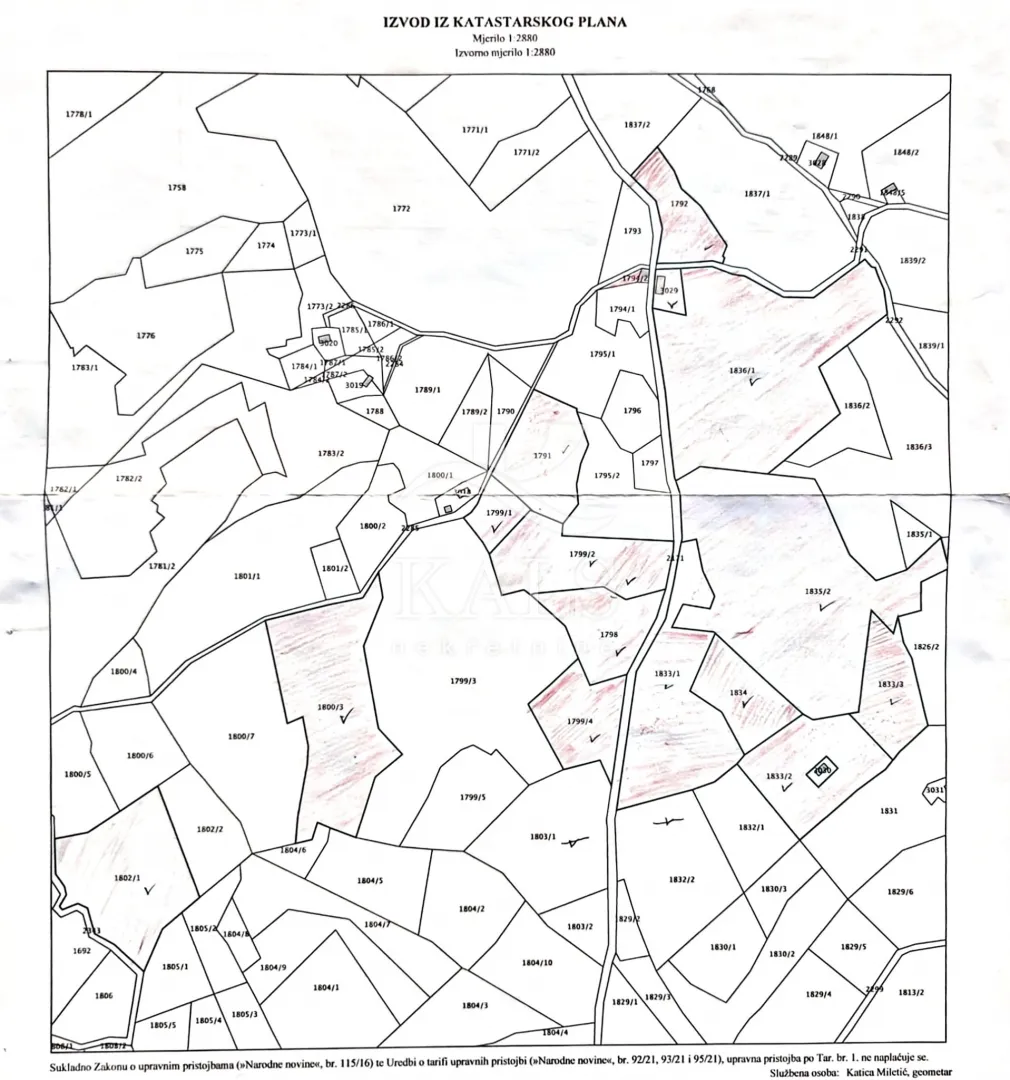 POLJOPRIVREDNO ZEMLJIŠTE, PRODAJA,KARLOVAC , CVIJANOVIĆ BRDO, 137114 m - Cvijanović Brdo, Slunj