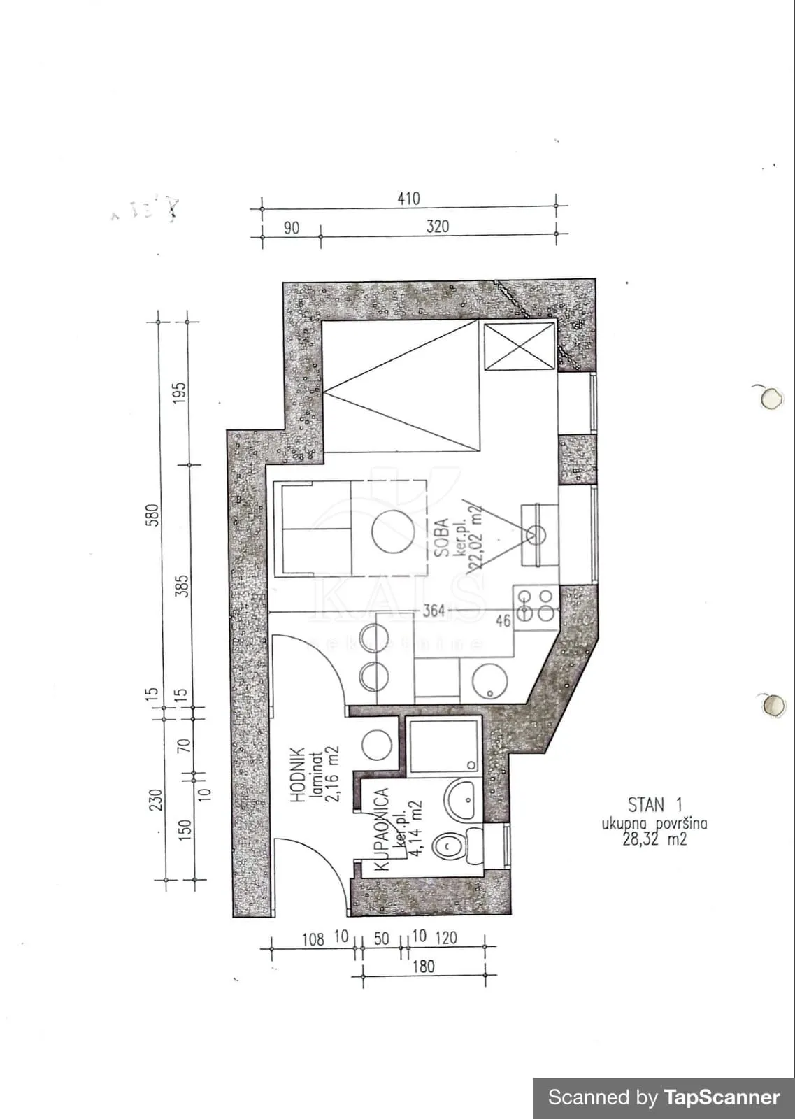 prodaja, stan ( 3 apartmana),zagreb ,centar, 137 m² - slika 20