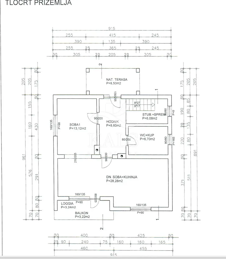 kuća+zemljište, prodaja,vojnić, široka rijeka,52605,80m2 - slika 22