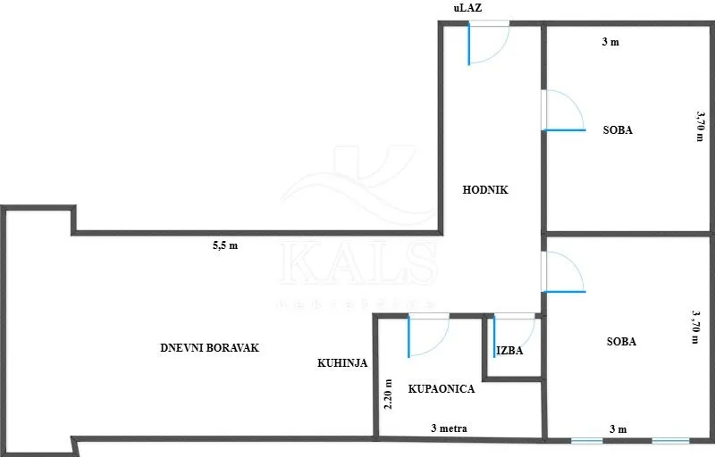 stan, prodaja, zagreb, medveščak , 63 m2, 3-soban - slika 17