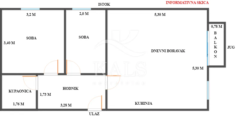 stan, zagreb, najam, dubrava, 54 m2, 3-soban - slika 13