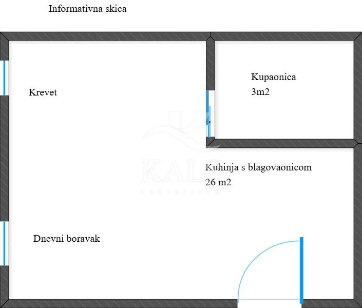 prodaja, zagreb, centar , 30 m2, garsonijera - slika 15
