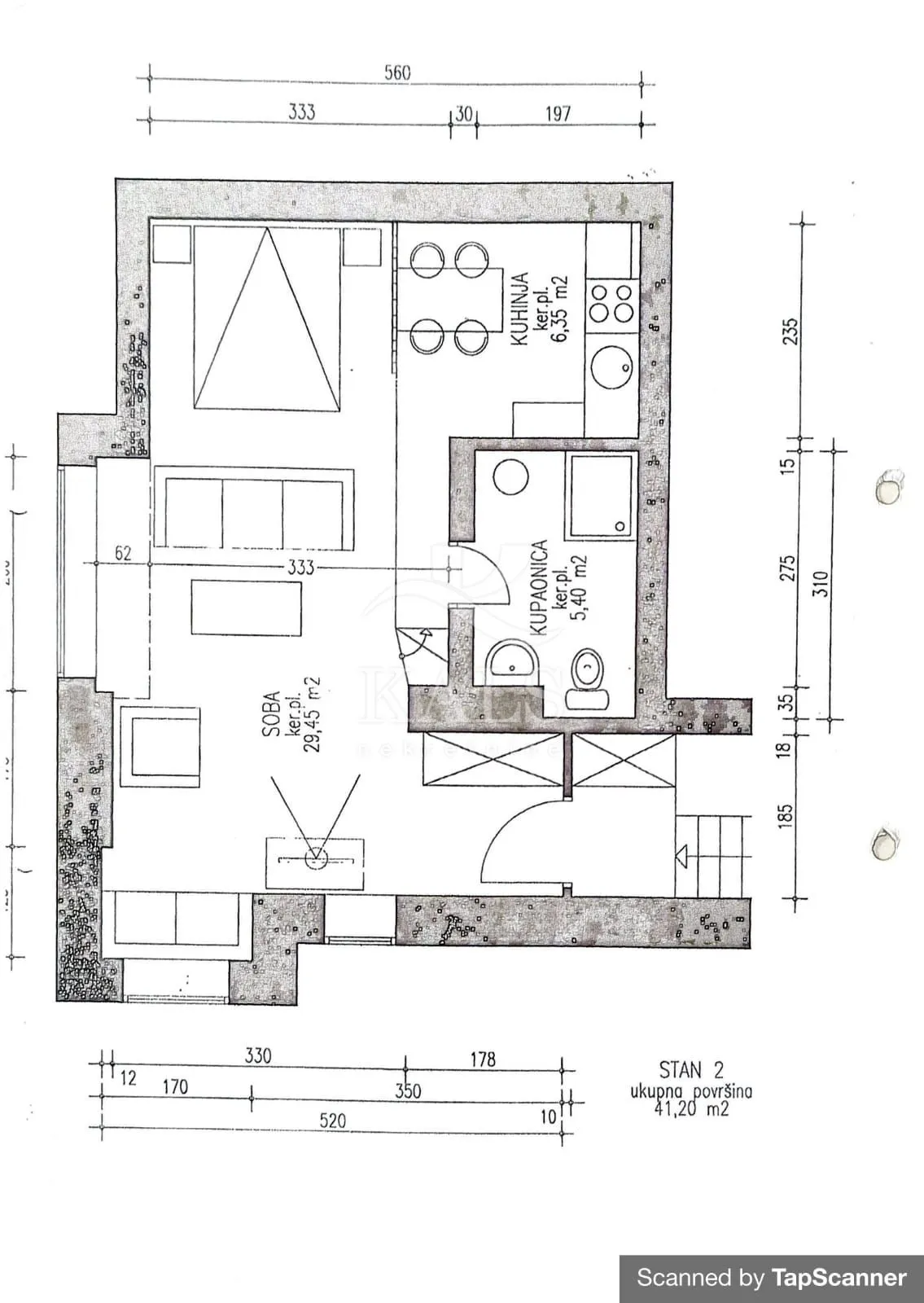 prodaja, stan ( 3 apartmana),zagreb ,centar, 137 m² - slika 22