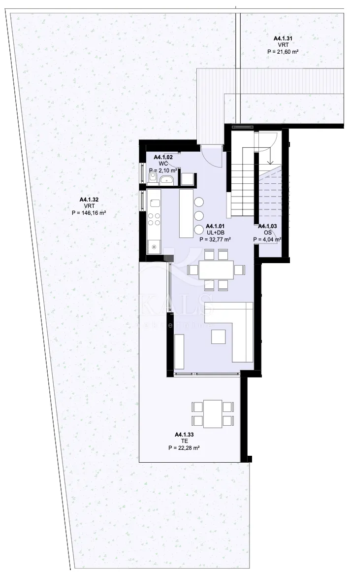 stan a4-1, novogradnja, prodaja, kaštel novi, 162 m2, 3-s - slika 11