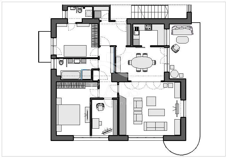 stan+gpm, najam, zagreb, šalata, 130 m2, 4-soban - slika 14
