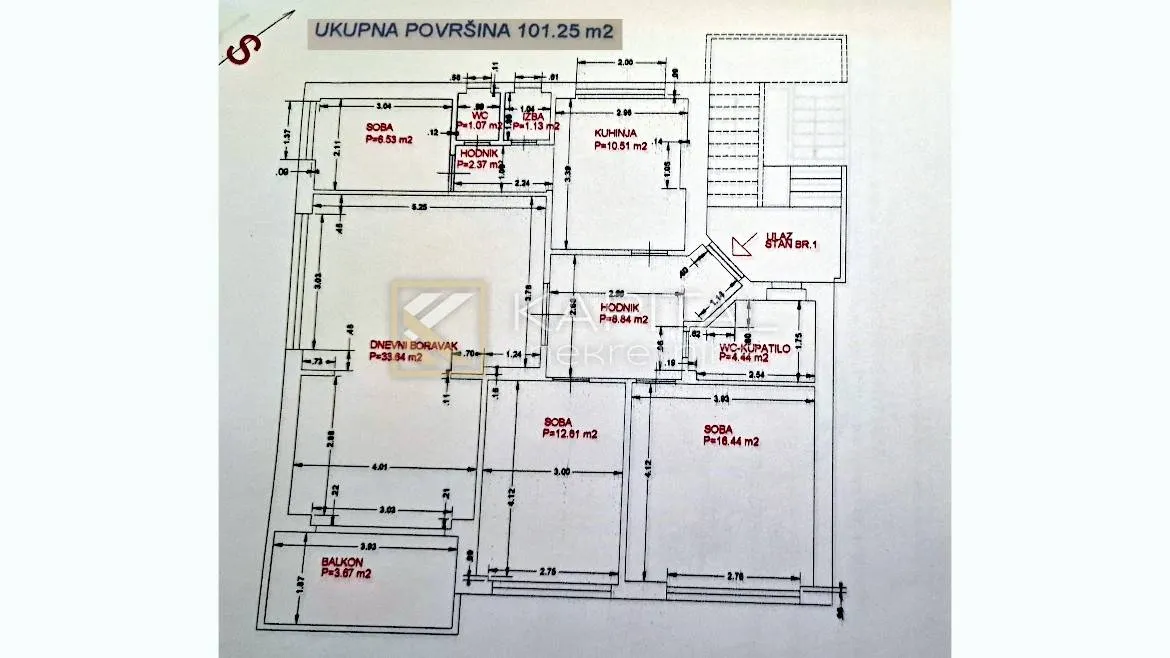 stan rijeka potok 102m2 5s balkon 270.000€ - slika 9