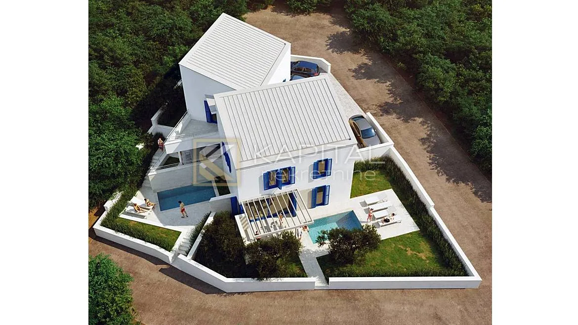 malinska, kuća s dvoetažnim stanom - slika 2