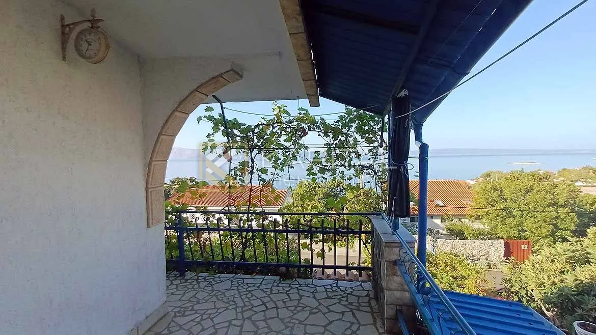 novi vinodolski/grabrova, samostojeća kuća s pogledom na more - slika 10