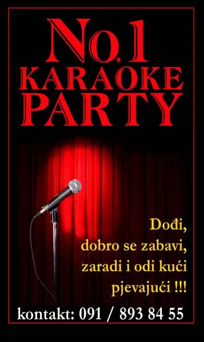 KARAOKE SHOW – uz DJ paket - Zagreb