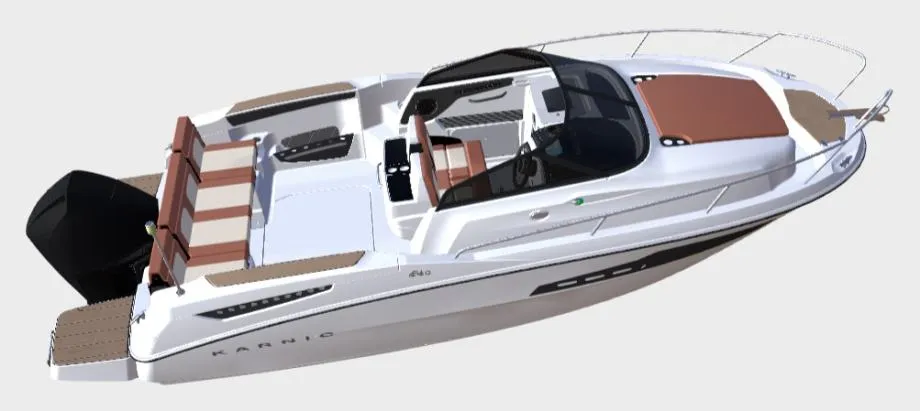 karnic 7.15 m (sl651) - otvoreni pramac/kabina u konzoli, model 2024 - slika 10