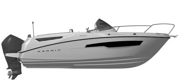 karnic 7.15 m (sl651) - otvoreni pramac/kabina u konzoli, model 2024 - slika 5