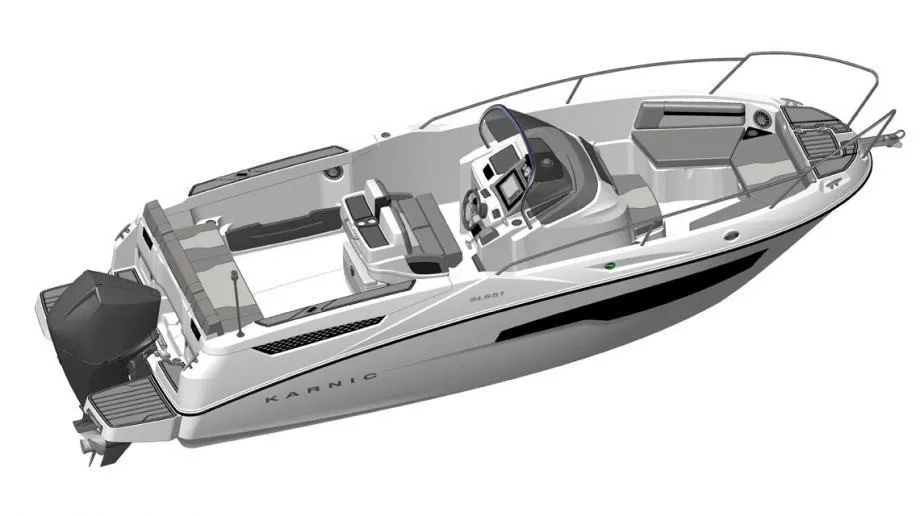 karnic 7.15 m (sl651) - otvoreni pramac/kabina u konzoli, model 2024 - slika 8