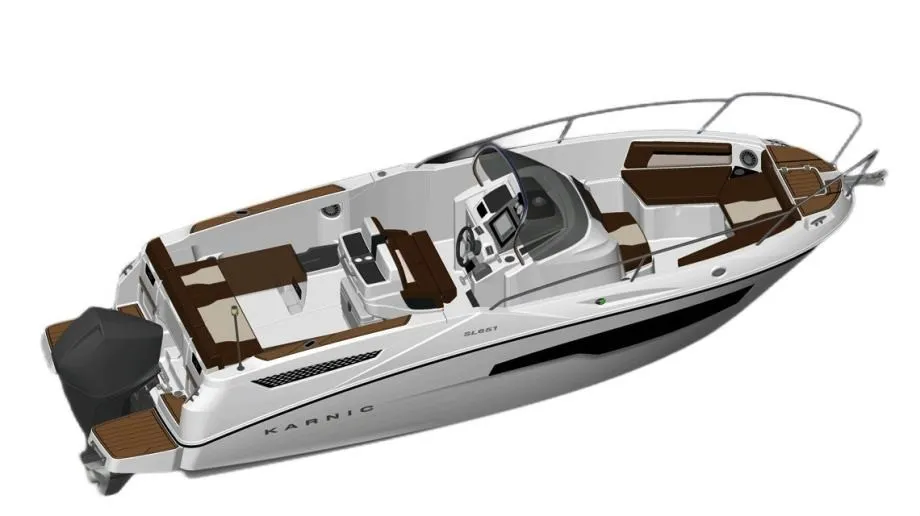 karnic 7.15 m (sl651) - otvoreni pramac/kabina u konzoli, model 2024 - slika 12