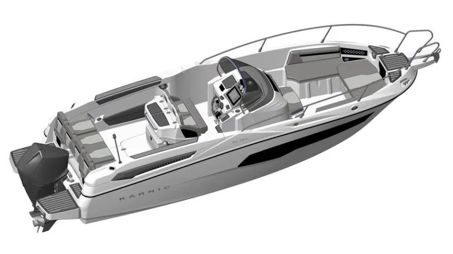KARNIC 7.85 m (SL701) - otvoreni pramac/KABINA u konzoli, model 2024 - Kotišina, Makarska
