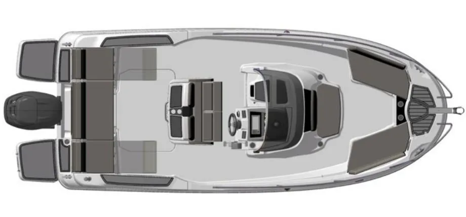 karnic 6.70 m (sl601) - otvoreni pramac/kabina u konzoli, model 2024 - slika 2