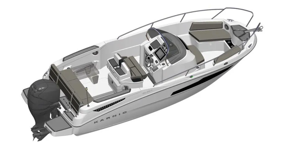 KARNIC 6.70 m (SL601) - otvoreni pramac/KABINA u konzoli, model 2024 - Makarska