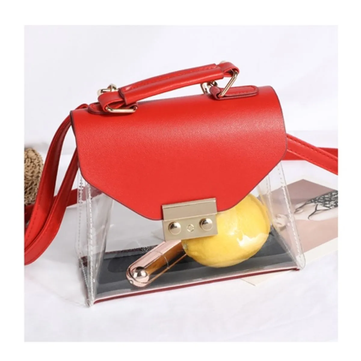 ženska torba - transparent bag - slika 7