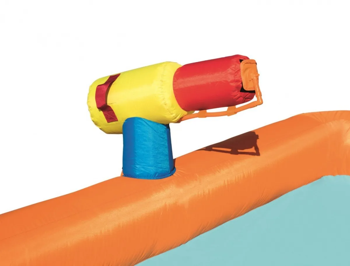 bazen/igralište s toboganom turbo splash bestway - šareni - slika 6