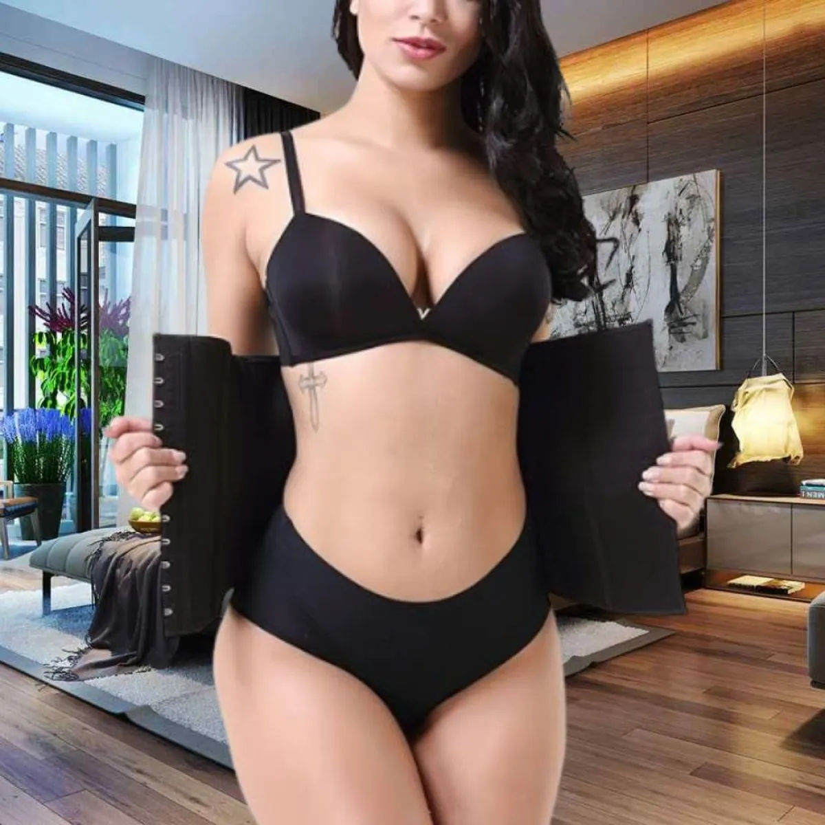 korzet steznik za mršavljenje za idealnu liniju kardashian - slika 13