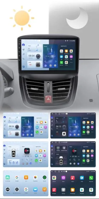 original android za peugeot 207 2006-2015 multimedija gps + kamera - slika 10