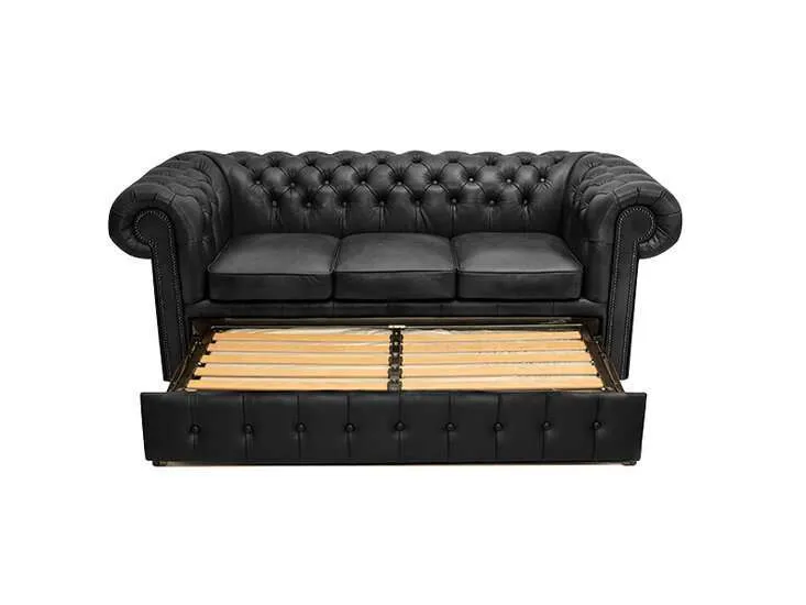 chesterfield trosjed ležaj class leather | 3-sjedišta - slika 3