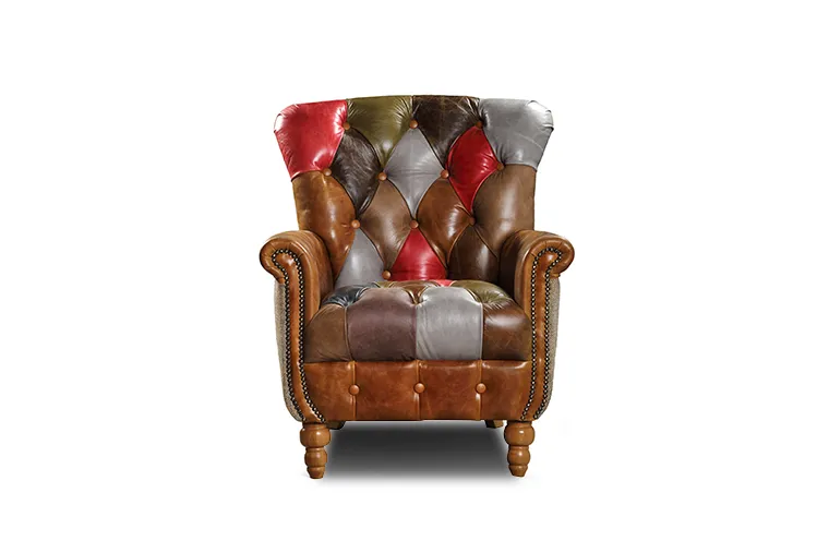Chesterfield Harris Tweed fotelja Azalea Patchwork - Ježdovec, Zagreb