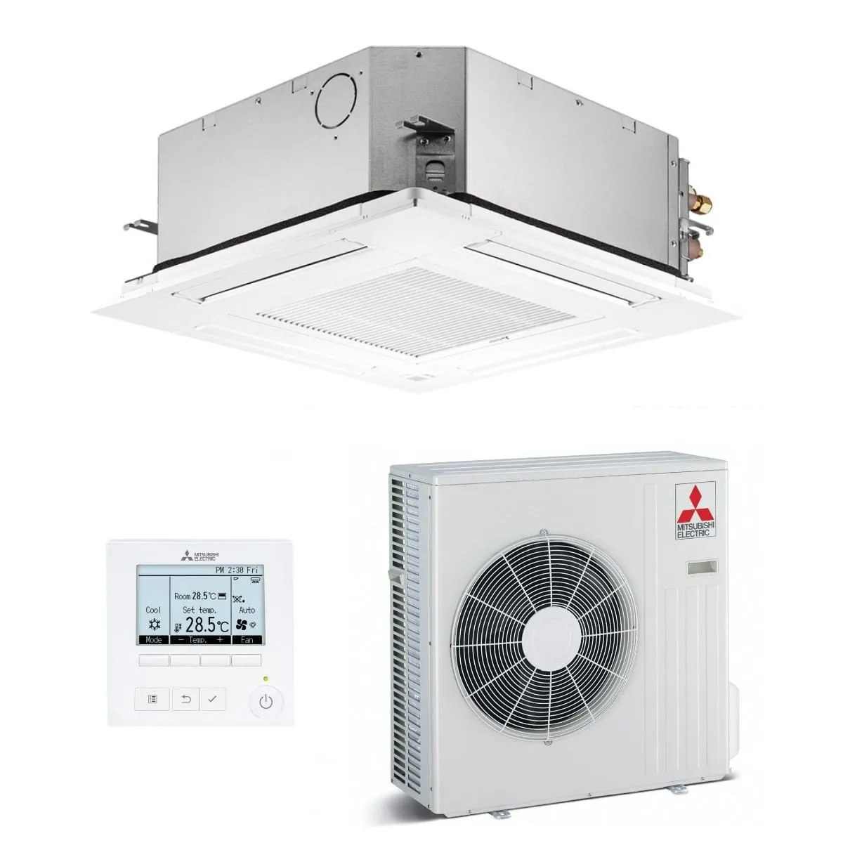mitsubishi electric kazetni klima uređaj slz-m60fa/suz-m60va (žičani upravljač) - slika 1