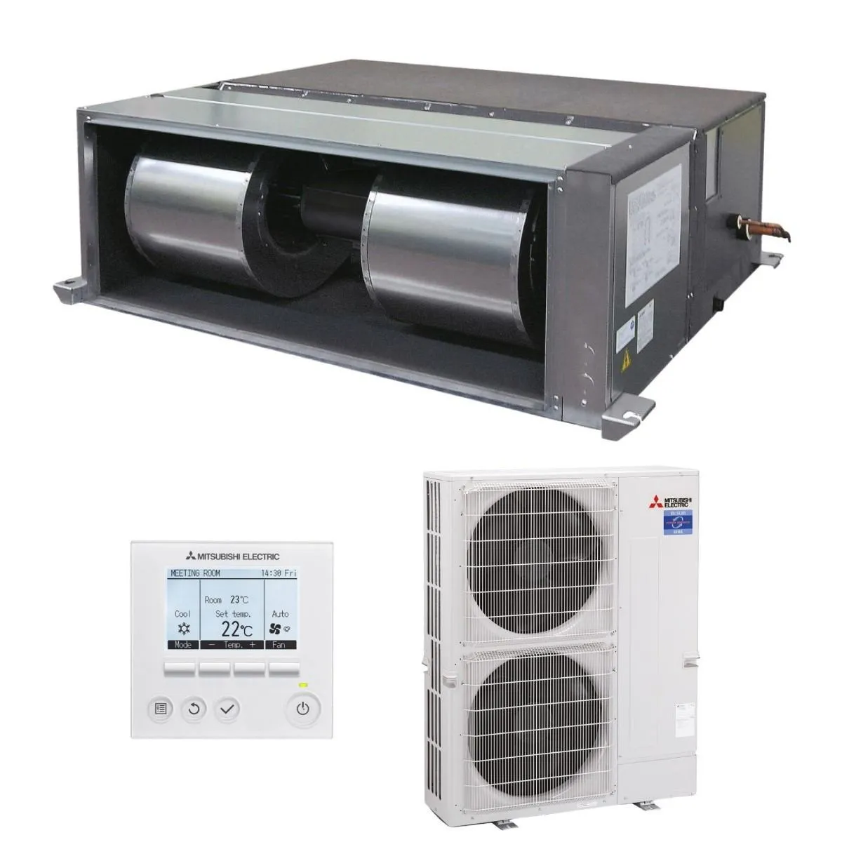Mitsubishi Electric klima uređaj 22kW PEA-RP250WKA/PUHZ-ZRP250YKA, za prostor do 220m2, D energetska klasa - Zagreb
