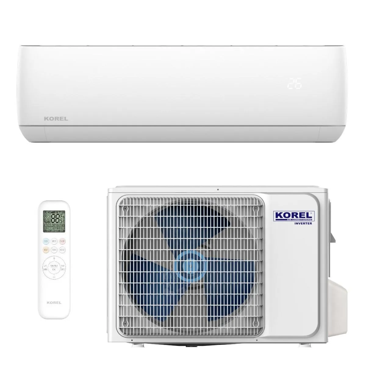 KOREL KLIMA UREĐAJ 5,3kW KSAJA-18DCEG - URBAN PLUS, za prostor do 55m2, A++ energetska klasa, Wi-Fi, R32 - Zagreb