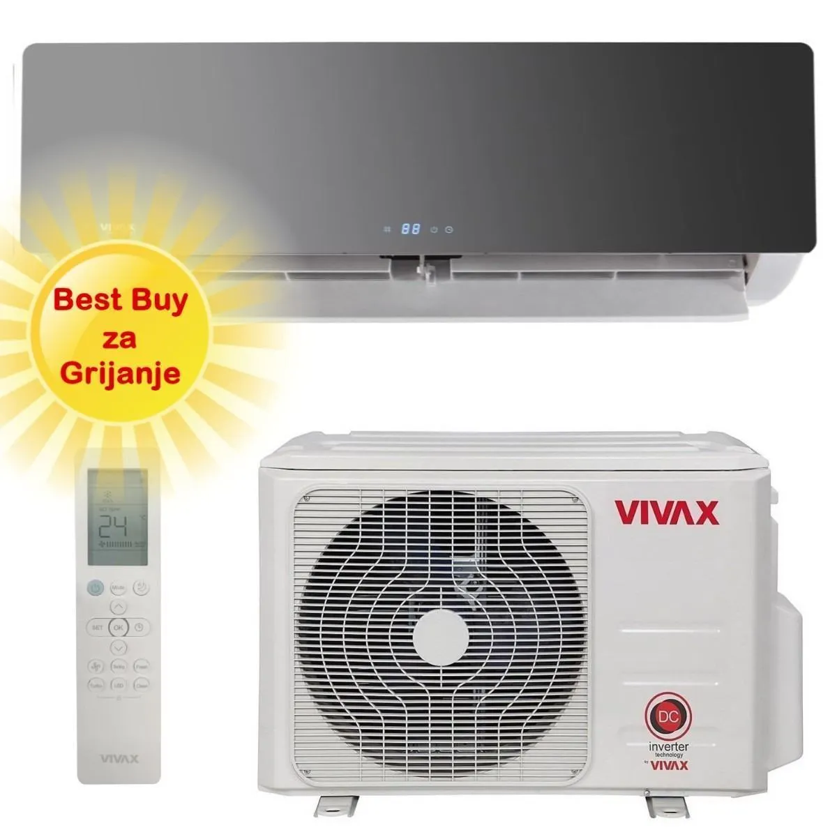 Vivax klima uređaj 5,28kW ACP-18CH50AERI+ - R+ design, za prostor do 55m2, A++ energetska klasa - Zagreb