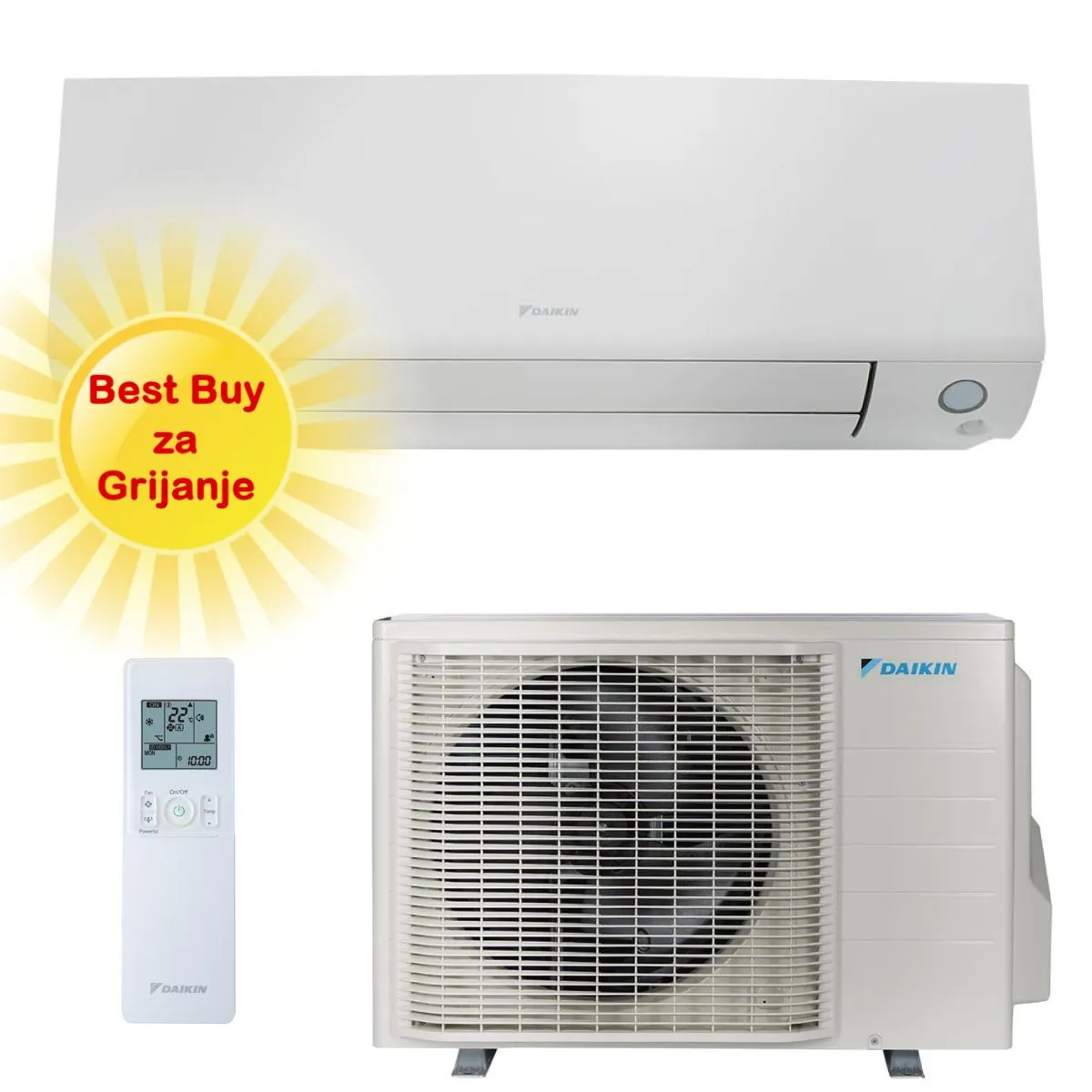 daikin klima uređaj 5,0 kw - ftxm50a/rxm50 - perfera, za prostor do 50m2, a++ energetska klasa, r-32 - slika 1