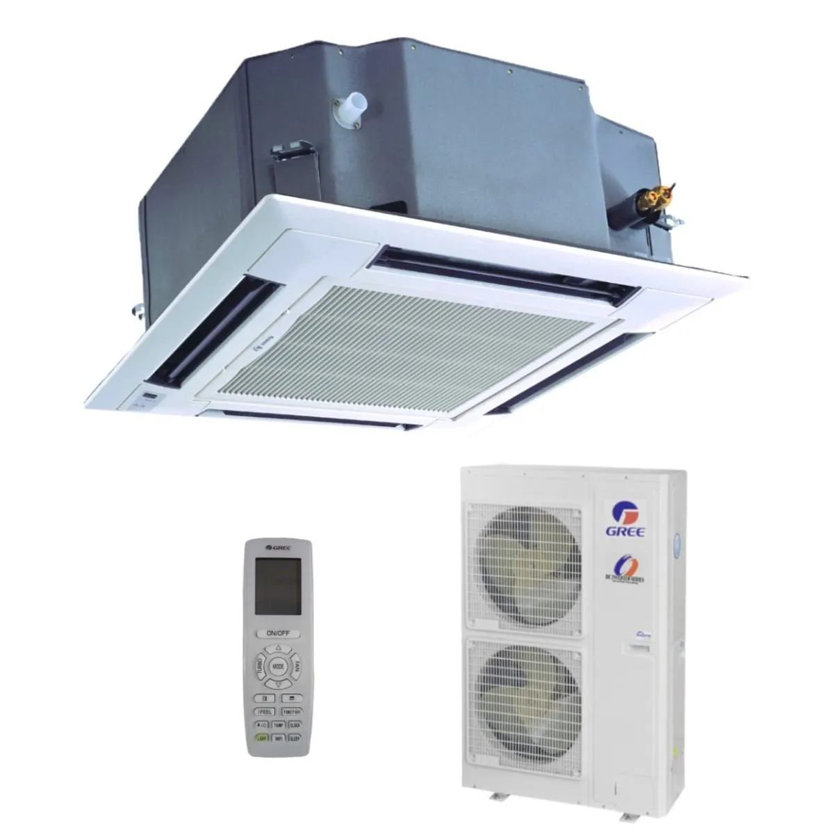 Gree kazetni klima uređaj 14,5kW GUD160T(A-S)/GUD160W(NhA-X), za prostor do 145m2, A+ energetska klasa - Zagreb