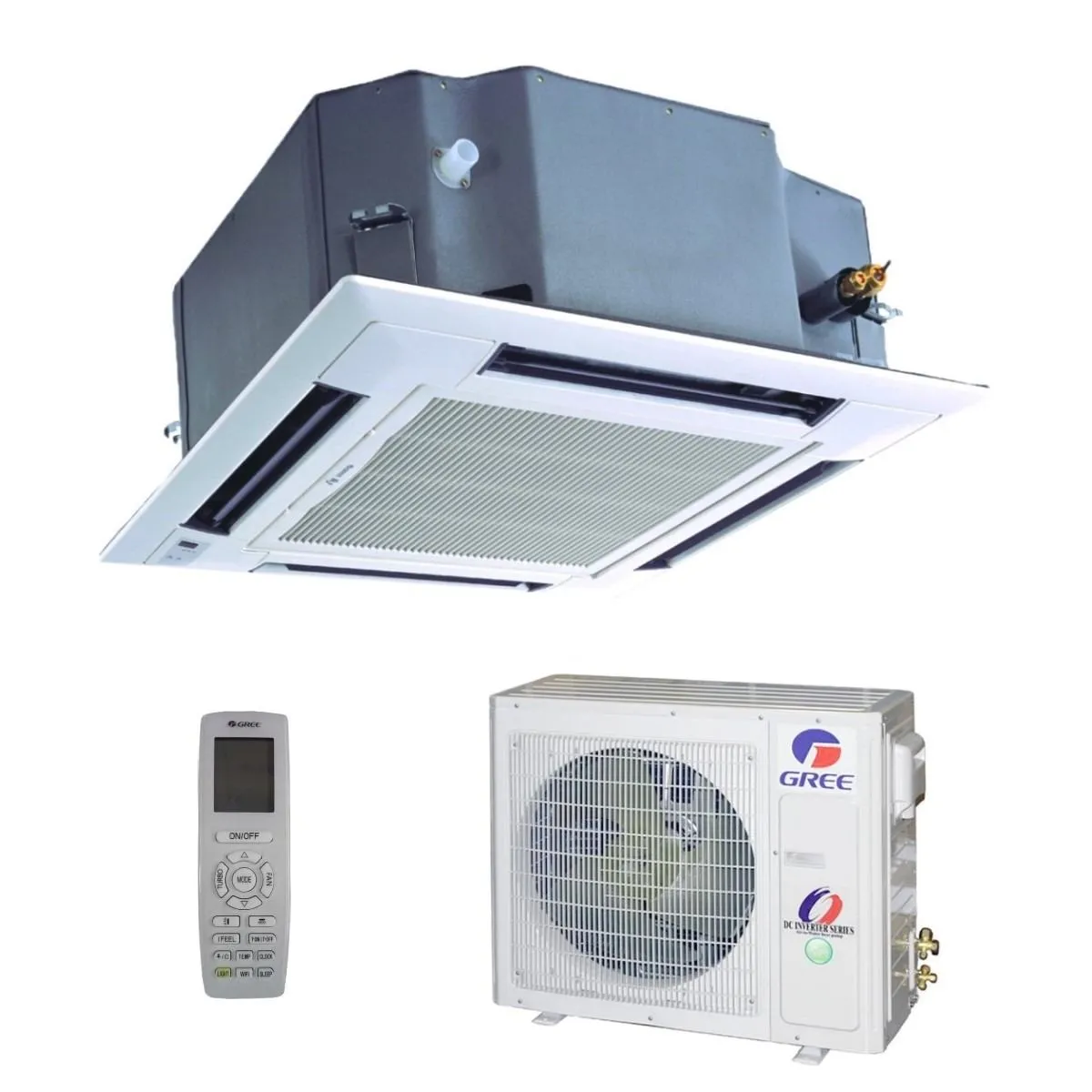 Gree kazetni klima uređaj 3,5kW GUD35T(A-S)/GUD35W(NhA-S), za prostor do 35m2, A+ energetska klasa - Zagreb
