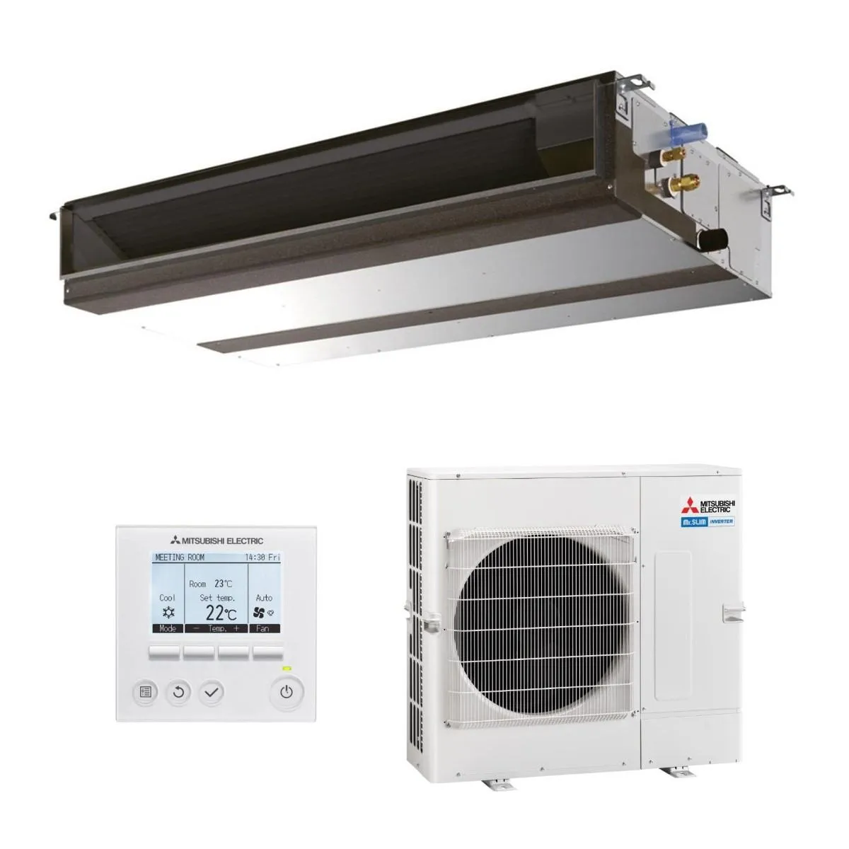 Mitsubishi Electric klima uređaj 13,4kW PEAD-SM140JAL/SUZ-SM140YKA, za prostor do 130m2, A energetska klasa - Zagreb