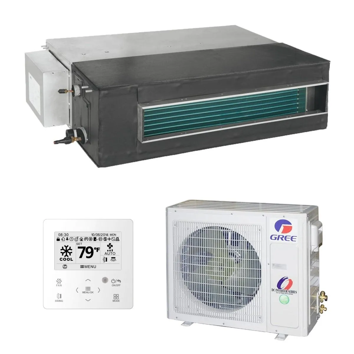GREE KLIMA UREĐAJ 3,5kW GUD35PS(A-S)/GUD35W(NhA-S), za prostor do 35m2, A++ energetska klasa - Zagreb