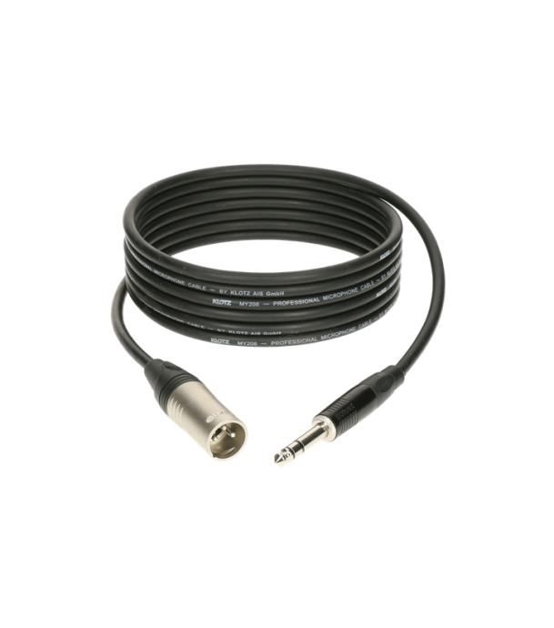 klotz m1ms1k0100 1m xlr m - 6,3 stereo jack kabel - slika 2