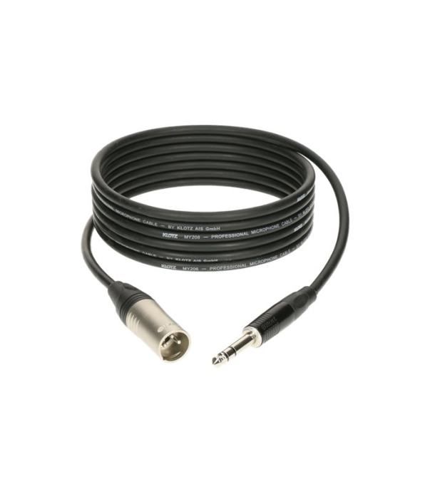klotz m1ms1k0750 7.5m xlr m - 6,3 stereo jack kabel - slika 2