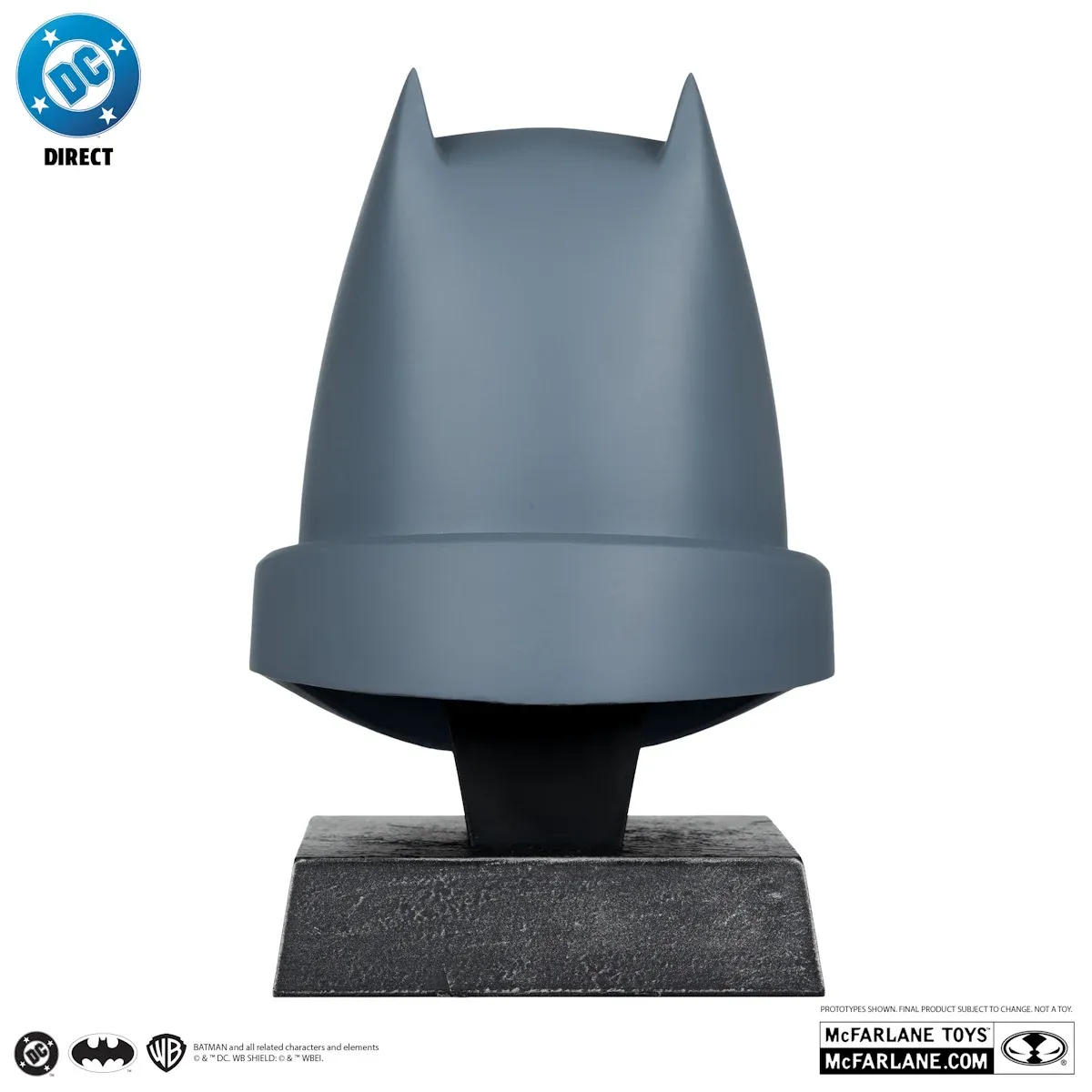 mcfarlane dc direct – armored batman cowl replica - slika 3
