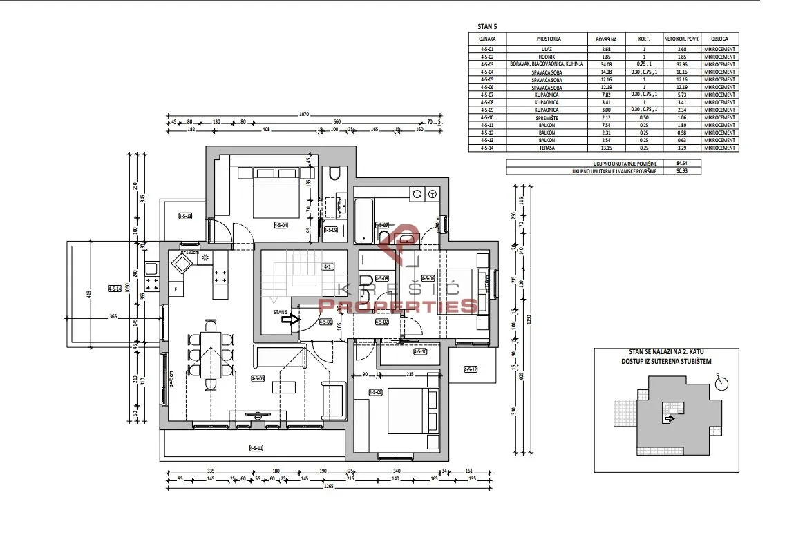 penthouse s predivnim pogledom na more, mlini - slika 10