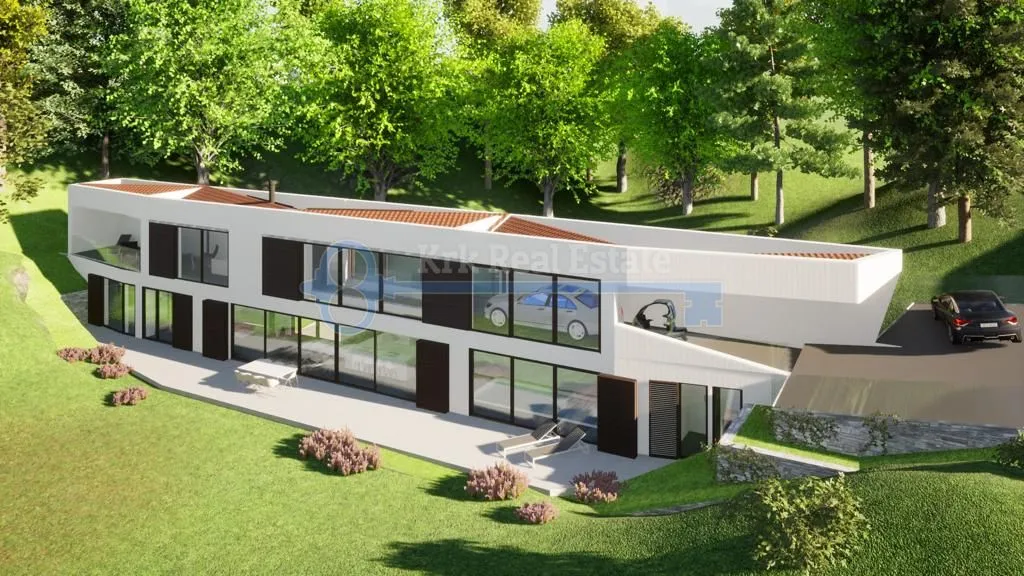 vrbnik-građevinsko zemljište s projektom za luksuznu villu - slika 5