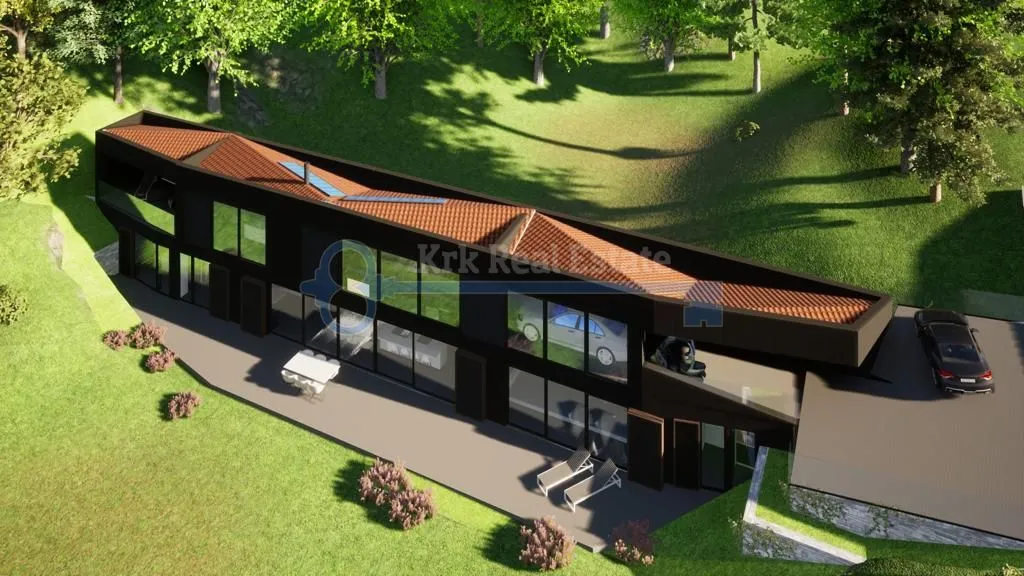 vrbnik-građevinsko zemljište s projektom za luksuznu villu - slika 2