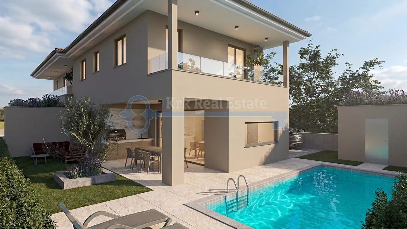 Malinska - Villa Sa Bazenom - Malinska, Malinska-Dubašnica