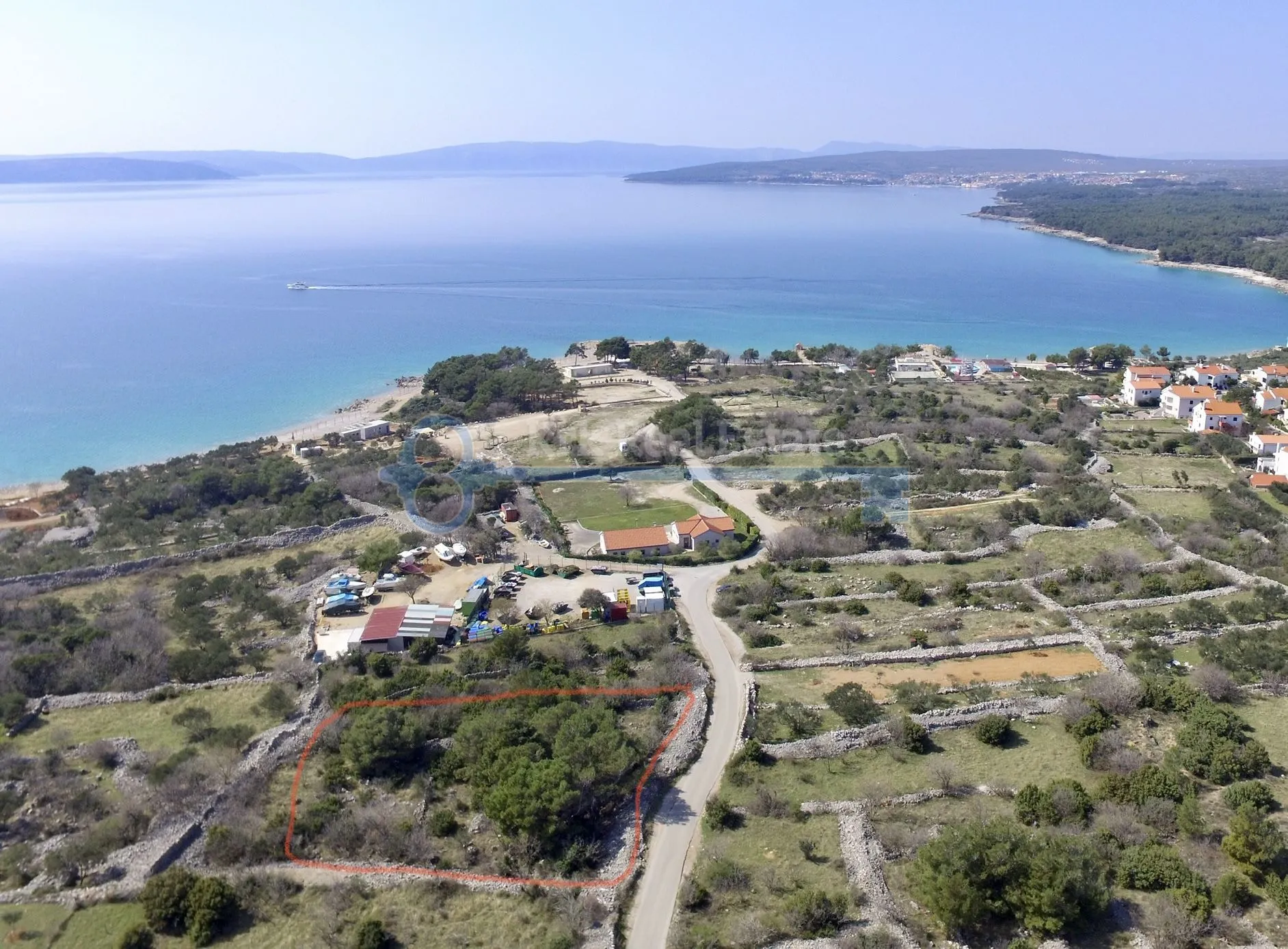 punat - građevinsko zemljište s pogledom na more - slika 4